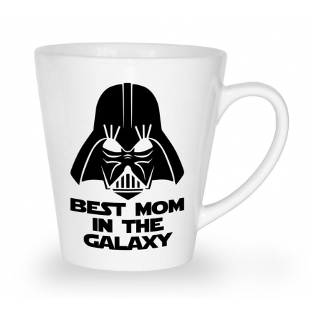 Kubek latte na dzień matk Best mom in the galaxy